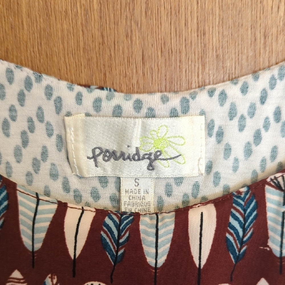 Chic Brown Patterned Tank Top - Picture 2 of 3